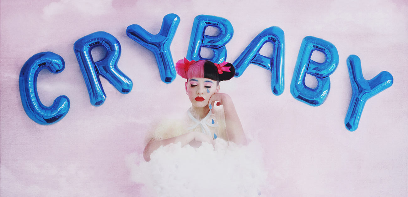 Melanie Martinez selling Crybaby Album poster